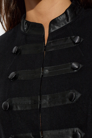Rag & Bone Wool blazer with stand-up collar