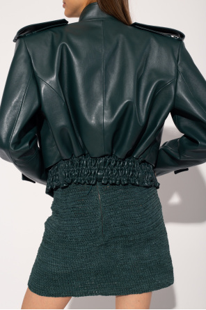 The Mannei ‘Arezzo’ leather Rafa jacket
