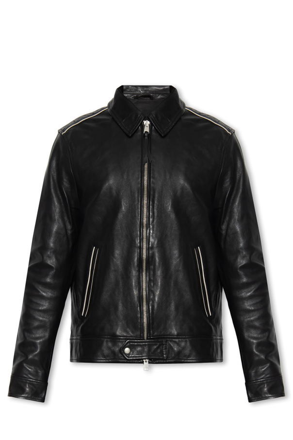 ‘Regis’ leather jacket od AllSaints