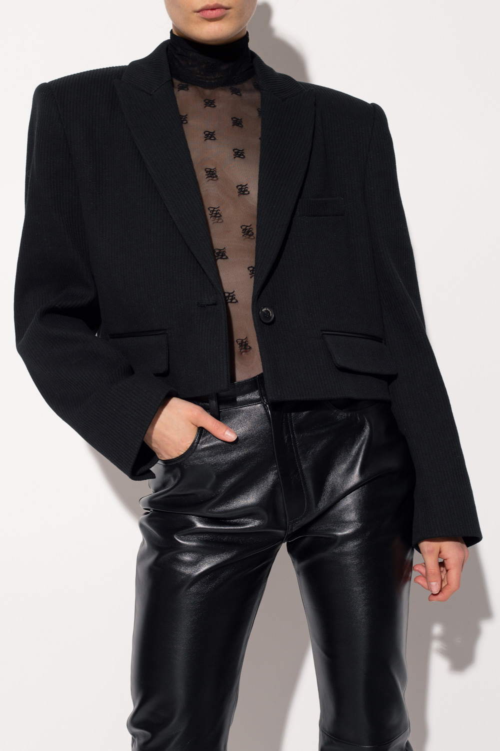 The Mannei ‘Reiff’ cropped blazer