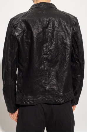 AllSaints ‘Reo’ leather biker Head jacket
