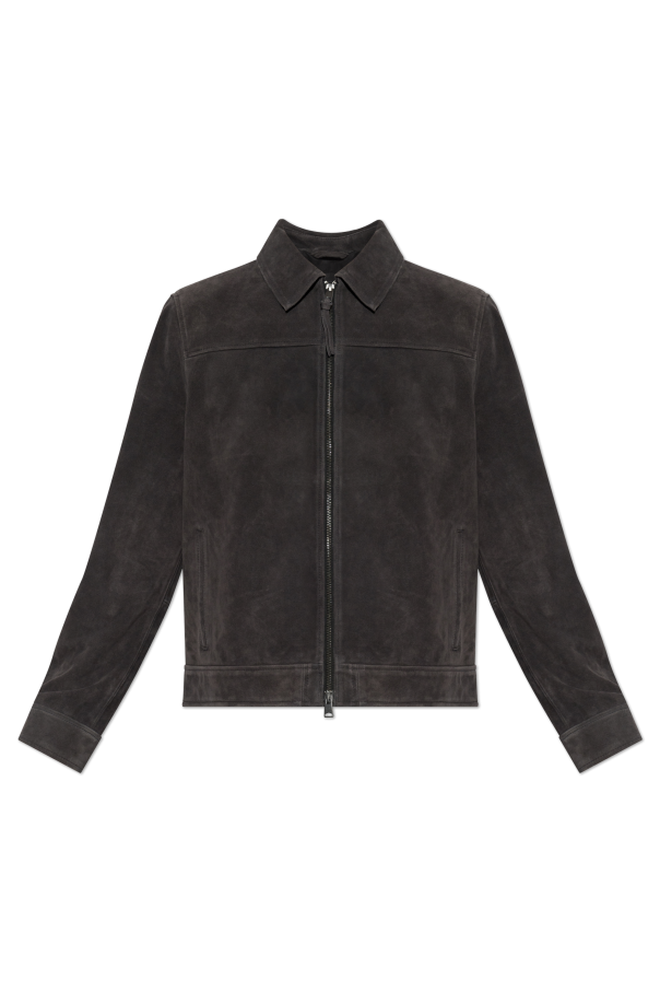 ‘Rhone’ leather jacket od AllSaints