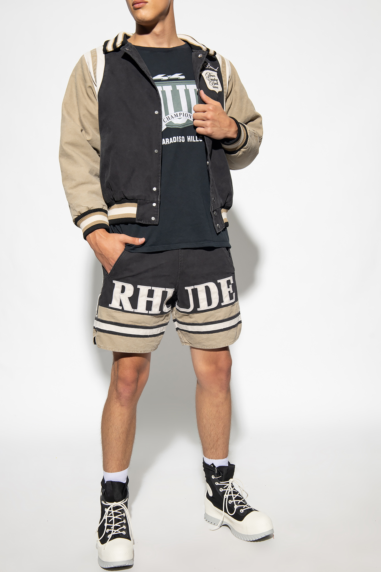Rhude Bomber jacket with logo | Men's Clothing | Vitkac