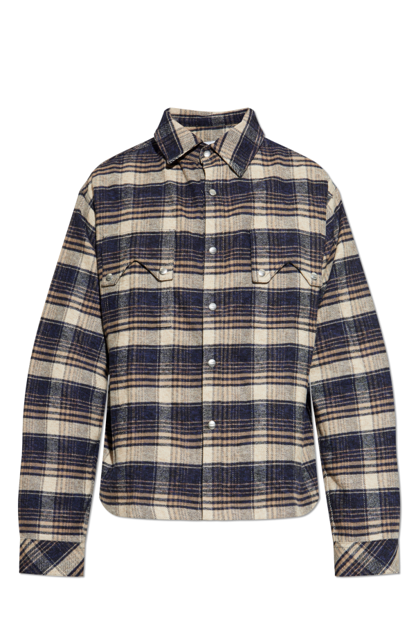 Rhude Shirt with plaid pattern