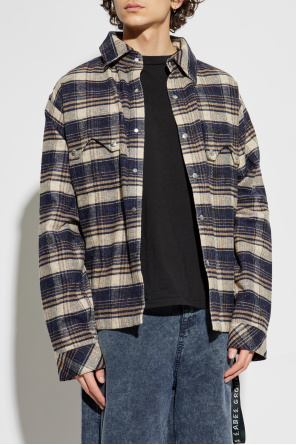Rhude Shirt with plaid pattern