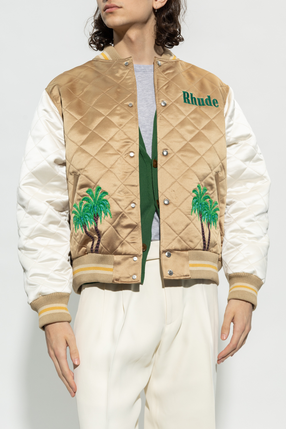 Rhude Quilted bomber jacket