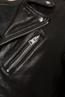 AllSaints BLACK ‘Rigg’ biker jacket