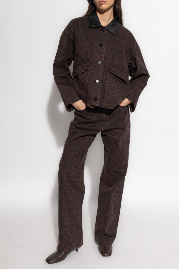 Rag & Bone  Jacke mit Animal-Print