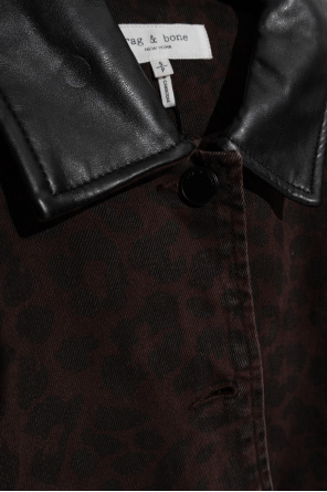 Rag & Bone  Jacke mit Animal-Print