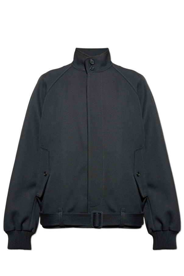 Wool jacket with belt od Lanvin