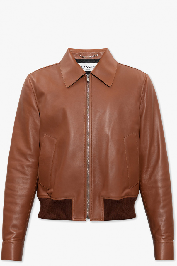Lanvin Leather T-shirts jacket