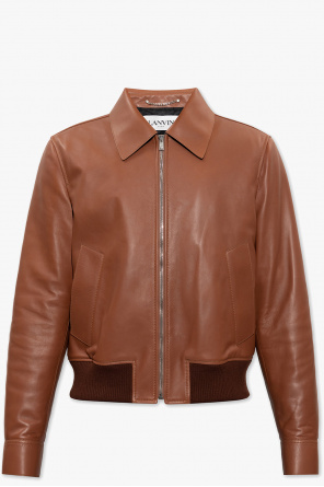 Leather jacket od Lanvin