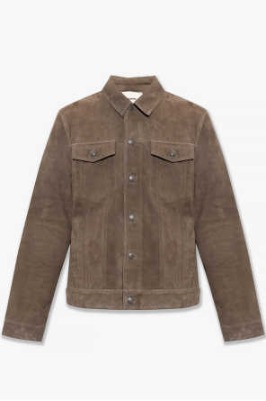 Leather jacket od Fay zip-up padded jacket
