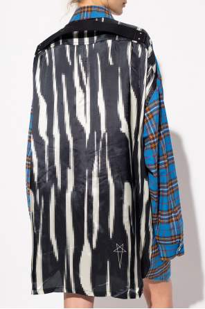 Rick Owens Patterned oversize Calvin shirt