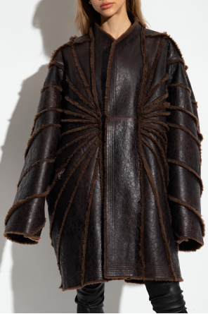Rick Owens Coat from lamb leather