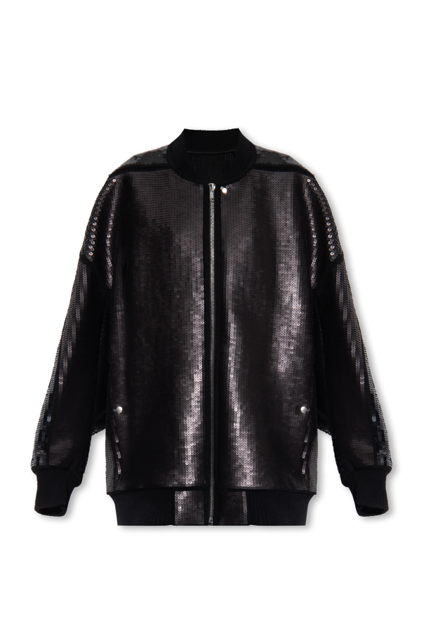 Rick Owens Sequinned bomber jacket
