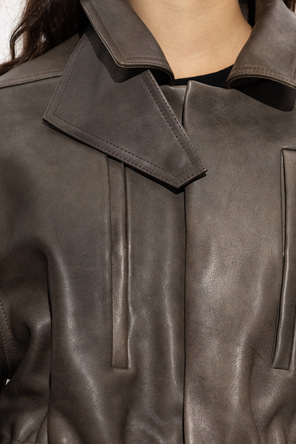 Rick Owens Chaqueta corta de piel