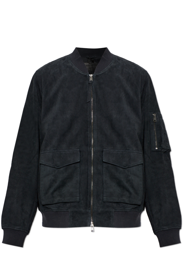 ‘Rokko’ suede bomber jacket od AllSaints