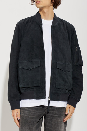 AllSaints Zamschjacke ‘Rokko’ im ‘Bomber’-Stil