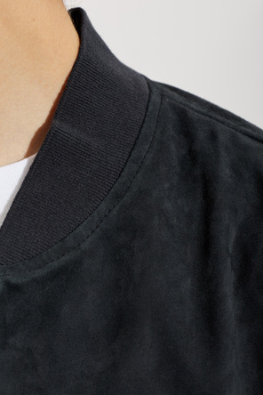 AllSaints Zamschjacke ‘Rokko’ im ‘Bomber’-Stil