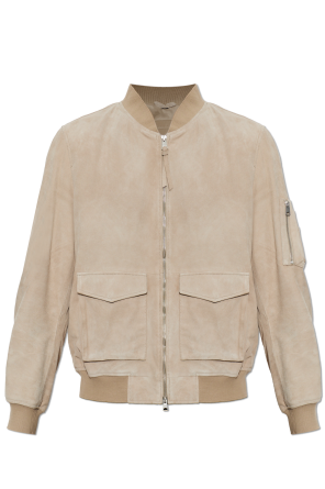 ‘Rokko’ suede bomber jacket