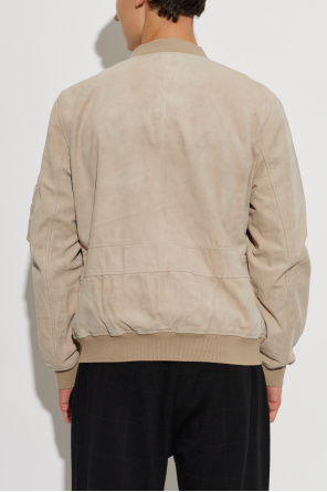 AllSaints 'Rokko' suede bomber jacket