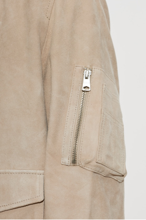 AllSaints 'Rokko' suede bomber jacket