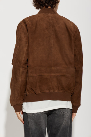 AllSaints Rokko’ suede bomber jacket