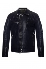 AllSaints BLACK ‘Ronver’ leather jacket
