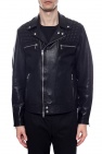 AllSaints BLACK ‘Ronver’ leather jacket