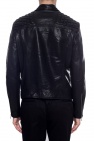 AllSaints BLACK ‘Ronver’ leather jacket