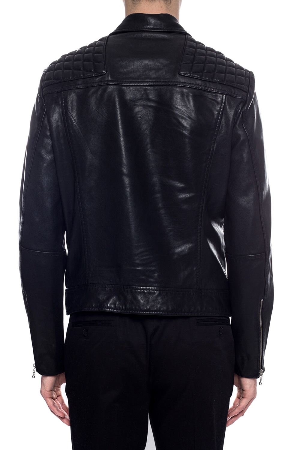 ronver leather biker jacket