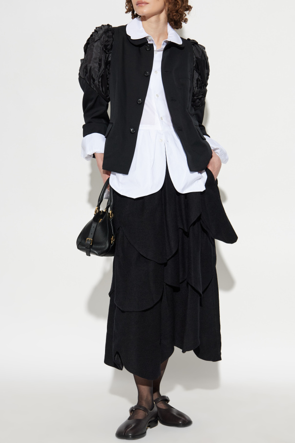 CDG by Comme des Garçons Americana con mangas decorativas