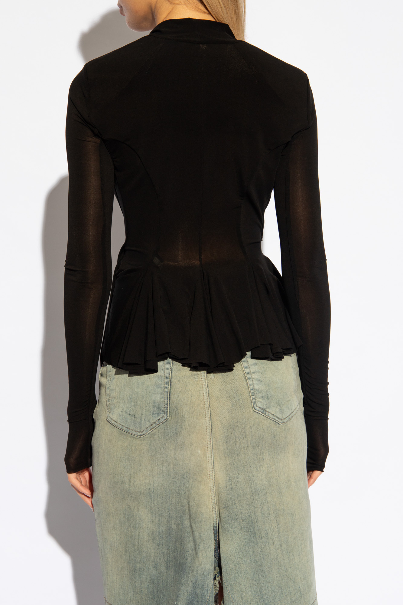 Rick Owens ‘Hollywood’ top with tie detail