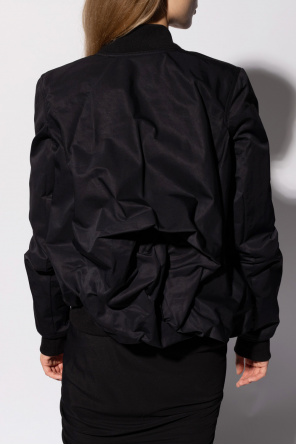 Rick Owens Asymmetrical bomber jacket