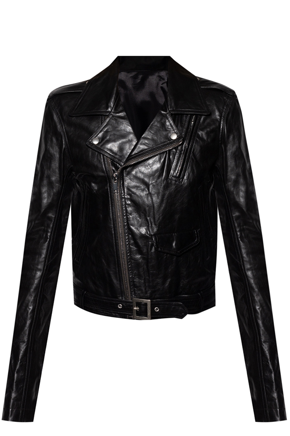 Rick Owens Leather biker jacket