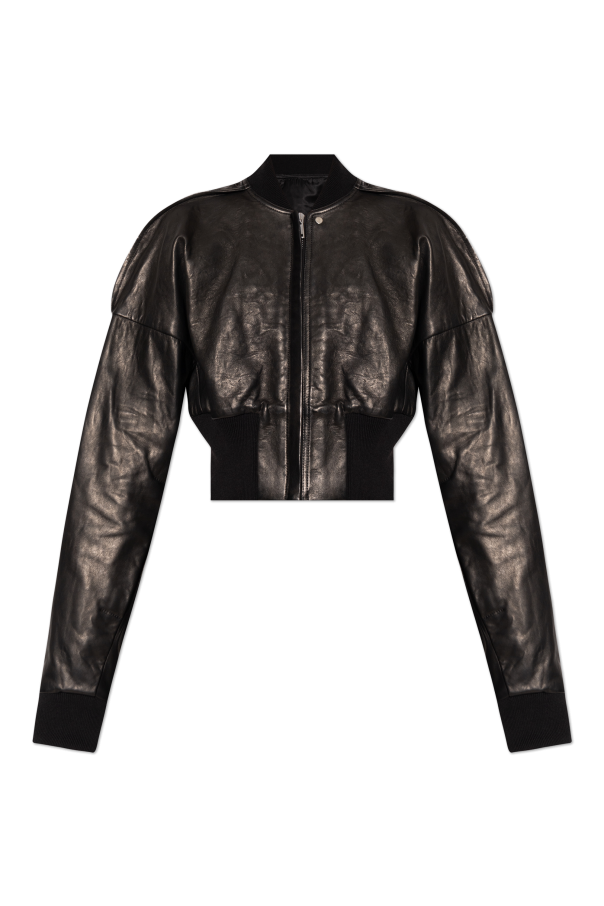 Rick Owens Leather jacket Flight