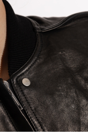 Rick Owens Leather jacket Flight