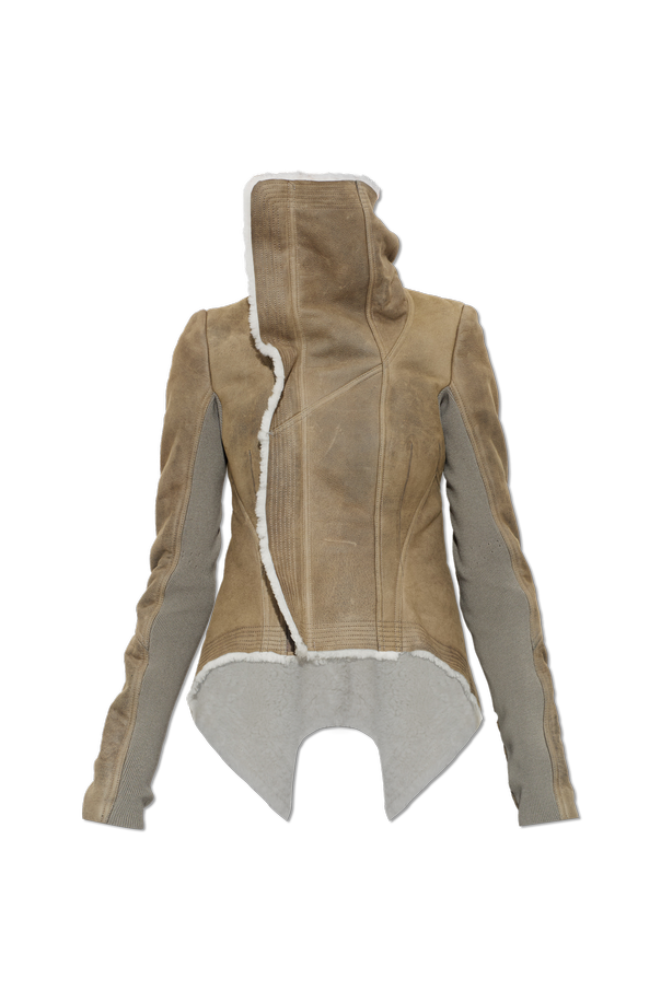 Suede shearling coat od Rick Owens