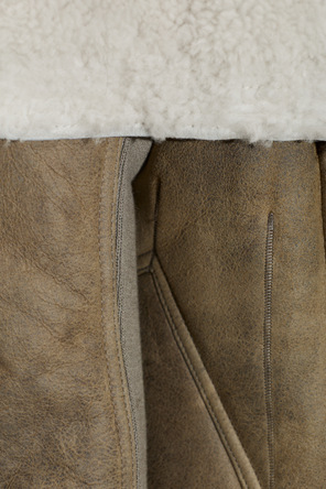 Rick Owens Zamszowy kożuch
