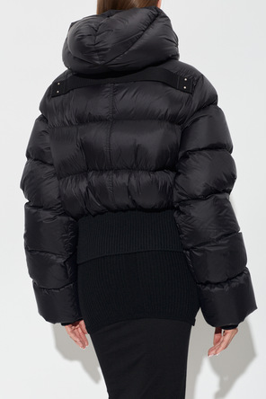 Rick Owens Puchowa kurtka z kapturem