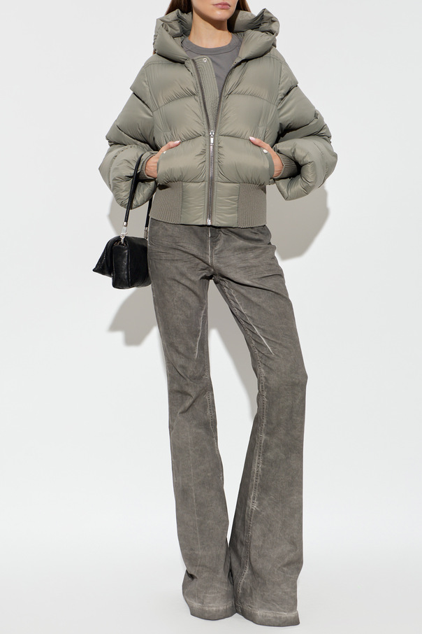 Rick Owens Puchowa kurtka z kapturem