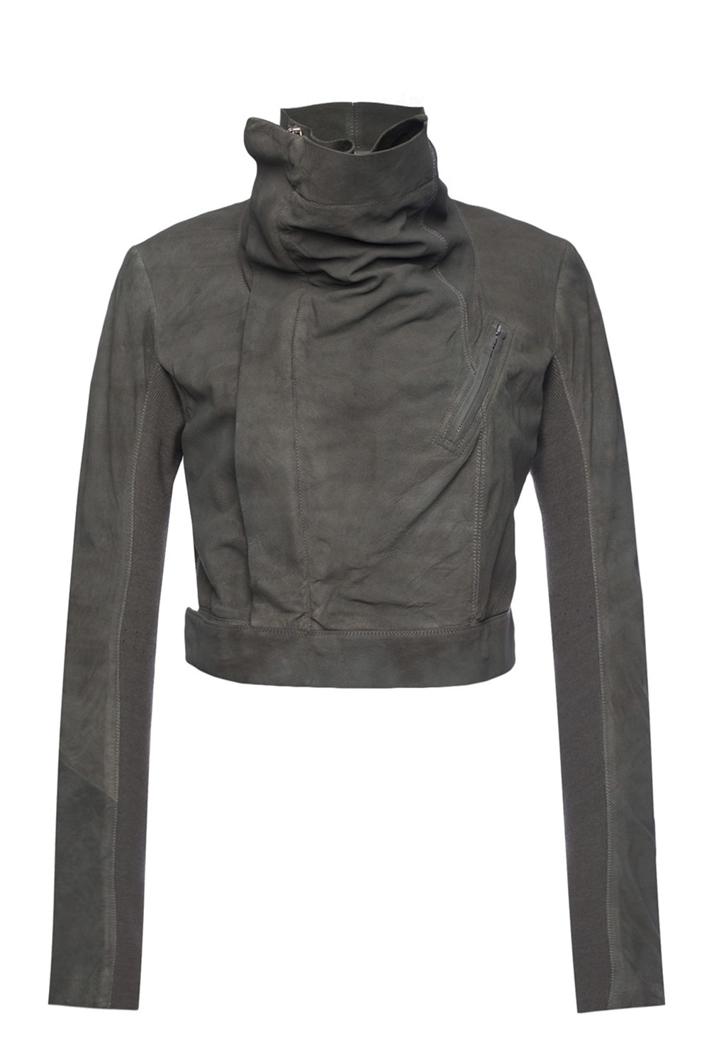 rick owens cropped jacket