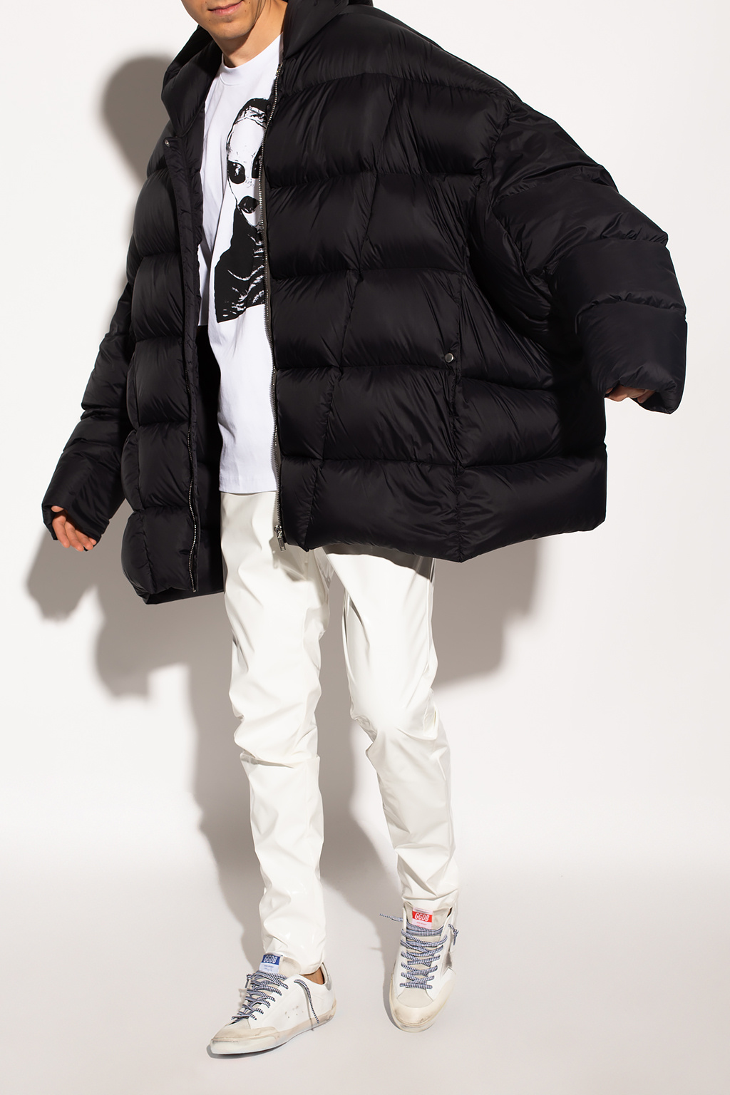 Rick Owens Hooded down jacket