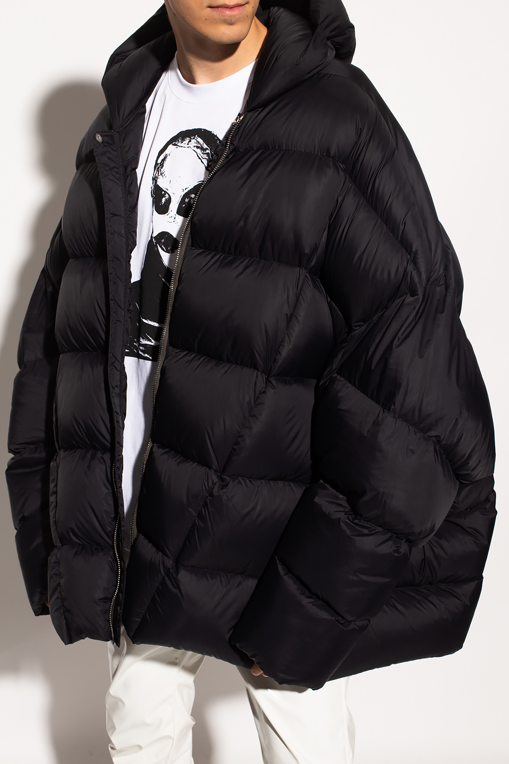 Rick Owens Hooded down jacket