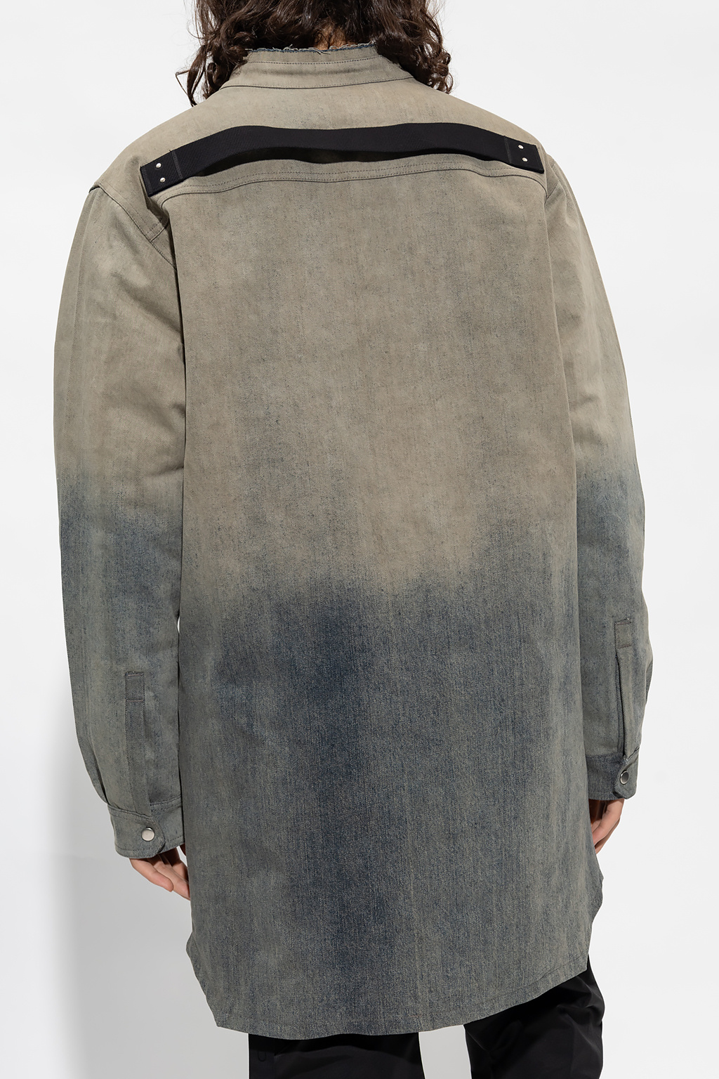 Rick Owens Raw-trimmed jacket