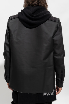 Rick Owens Jacket in coated canvas