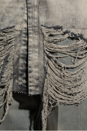Rick Owens Kurtka jeansowa z efektem ‘vintage’
