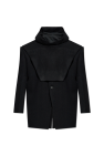 Rick Owens BLACK Coat Tatlin