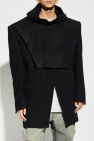 Rick Owens BLACK Coat Tatlin